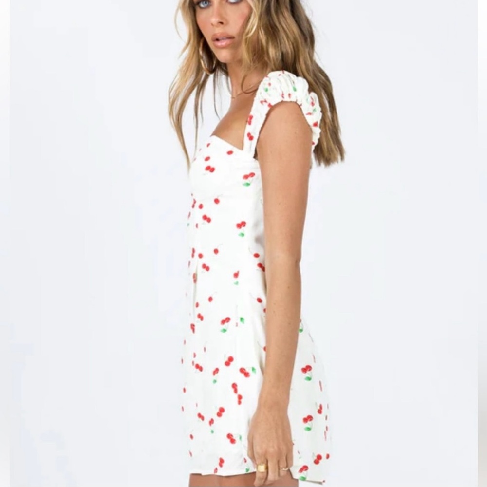 NWT Princess Polly Cherry Print Dress - Picture 3 of 9